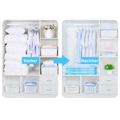 Vakuumbeutel 6 tlg Set Aufbewahrungsbeutel 80x120cm