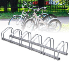 Hengda Fahrradständer für 6 Fahrräder Fahrradhalter Mehrfachständer