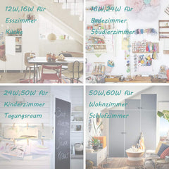 VINGO 60W Dimmbar Quadrat LED Deckenleuchte