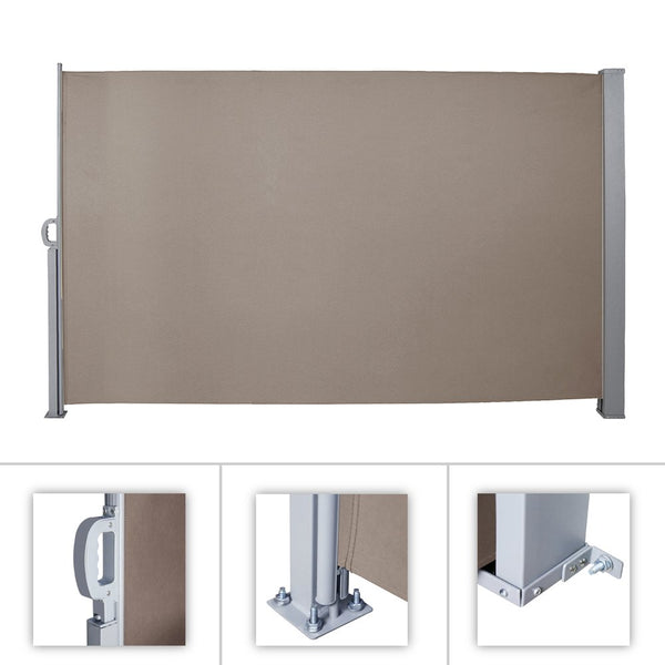 hengda-seitenmarkise-160x300cm-brau-sonnenschutz-sichtschutz