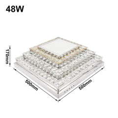 Hengda LED Deckenleuchte 48W Energie Sparen mit Fernbedienung Dimmbar für 16-35m² Raum