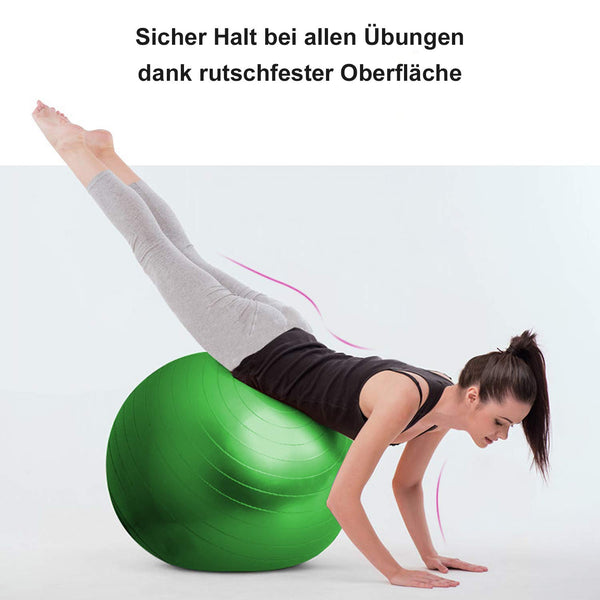 Wolketon Fitnessball 65CM Grün Yogaball