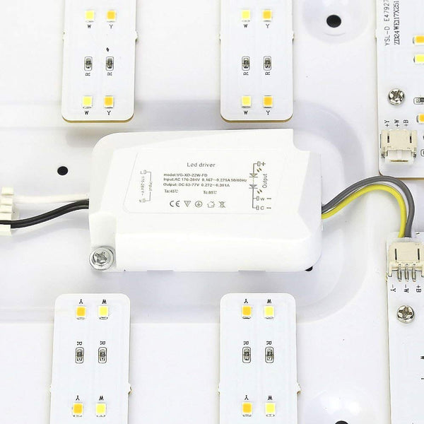 Online Shop Vingo 48W Weiß/Warmweiß/Dimmbar LED Deckenleuchte