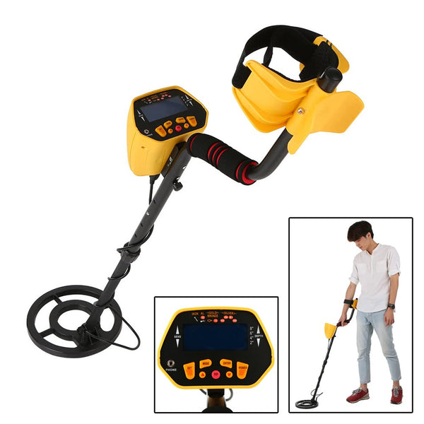 Hengda Metalldetektor GC-1028 Metallsuchgerät  mit LCD-Anzeige