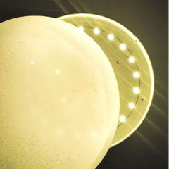 50W Runde LED-Deckenleuchte mit Starlight-Effekt(Weiß/Warmweiß/Farbwechsel) Vingo