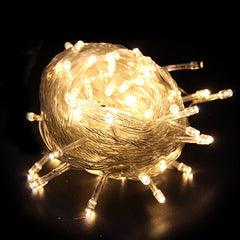 20M 200 LED Lichterketten Warmweiß Weihnachtsbeleuchtung Wasserdicht für Weihnachtsfest