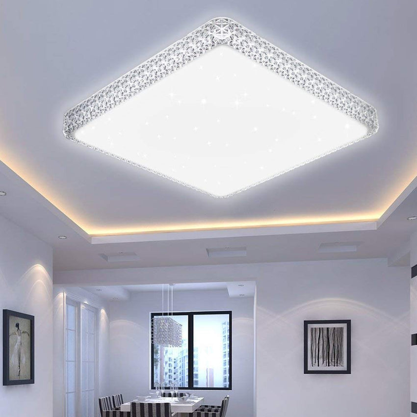 VINGO 12W/16W/50W/60W Starlight Effekt LED Deckenbeleuchtung Weiß/Warmweiß/Farbwechsel