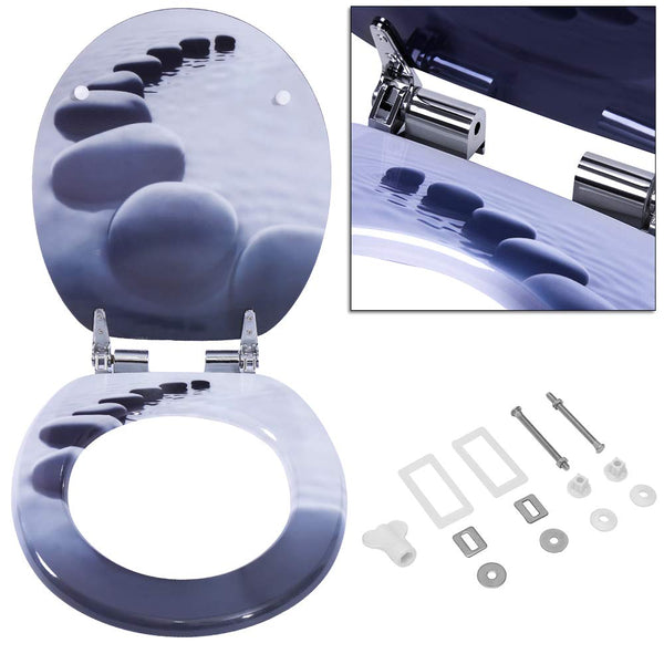 Toilettensitz mit Absenkautomatik Stein WC-Sitz