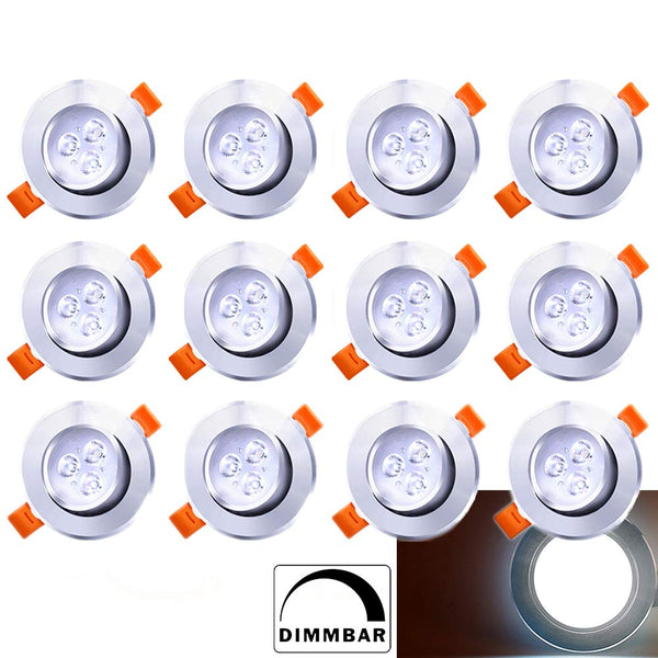 hengda-12x-3w-dimmbar-kaltweiß-einbaustrahler-deckenstrahler