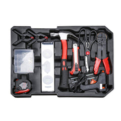 Werkzeugkoffer 729 teilig Alu Werkzeugkasten Werkzeugkiste gefüllt Set abschließbar Werkzeugtasche