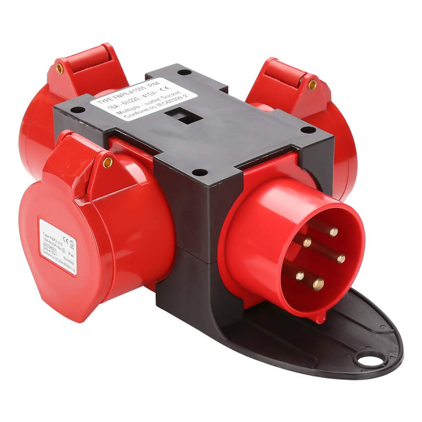 Hengda Adapter Stromverteiler CEE 16A mit Sicherheitsklappdeckeln – Hengda Online  Shop