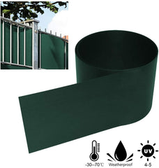 Hengda Sichtschutz Streifen,10pcs Grün Hartes PVC Höhe 19 cm x Breite 252 cm UV-Resistent