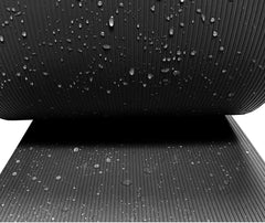 Hengda Sichtschutzstreifen,10pcs Anthrazit Hartes PVC Höhe 19 cm x Breite 252 cm UV-Resistent