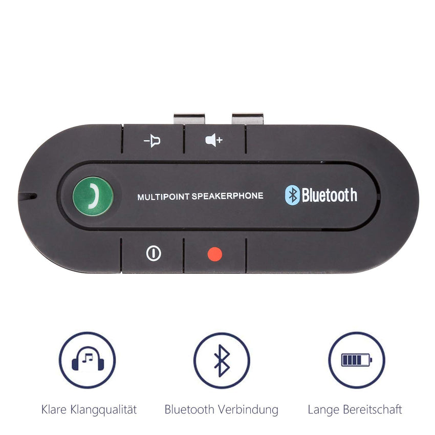 Hengda Bluetooth V4.2  Freisprecheinrichtung Kfz Freisprechanlage