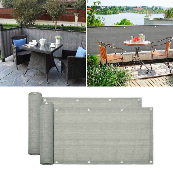 0.75*6m/ 0.9*6M HDPE Balkonnetz Anthrazit/ Grau