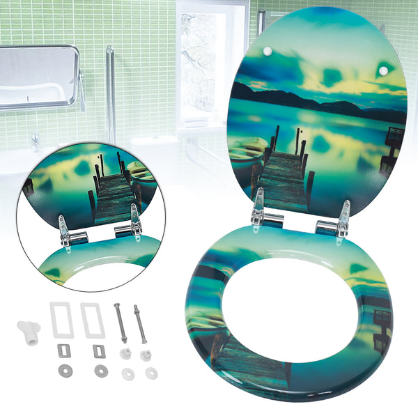 Toilettensitz mit Absenkautomatik Seeblick WC-Sitz