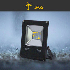 Hengda® LED Strahler 20W Kaltweiß Fluter  Floodlight Flutlicht  Außenbeleuchtung Wasserdicht IP65 Außenstrahler AC85 - 265V  Außenstrahler Außenleuchte Wandstrahler  mit Stativ