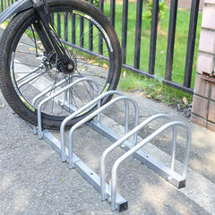 Hengda Fahrradständer für 3 Fahrräder Fahrradhalter Mehrfachständer