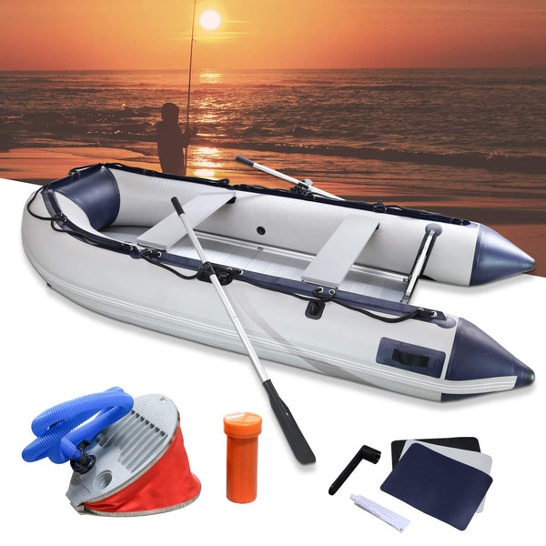 Vingo Schlauchboot Mit Pumpe und Paddel 6 Plätzen Sportboot geeignet