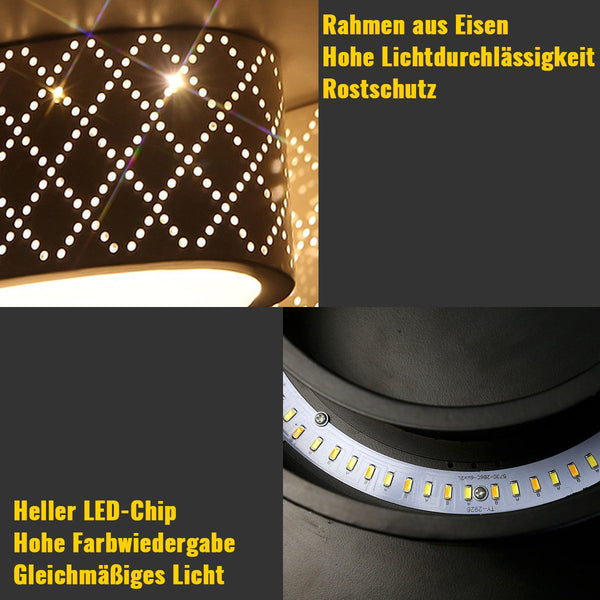Hengda 72W LED Deckenleuchte Dimmbar