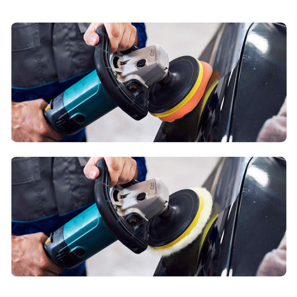 Hengda Polierschwamm Auto Set, 22 Stück Polierset mit Wollpolster