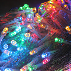 10M 100 RGB LED Lichterkette Weihnachtsbeleuchtung Mischenfarb