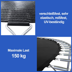Wolketon 366cm Gartentrampolin Sporttrampolin mit Leiter