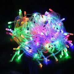 60M 600 LED RGB Lichterketten 31V Christbaumschmuck Weihnachtsbeleuchtung Wasserdicht 8 Funktiontyp Memory