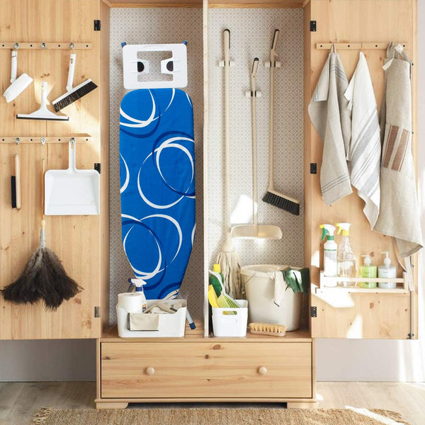 Hengda Dampfbügeltisch Blau 90 x 30 cm