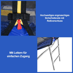 Wolketon 366cm Gartentrampolin Sporttrampolin mit Leiter