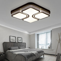 Hengda 36W Weiß Schwarz-Schale Platz Modern Wohnzimmer LED Deckenlampe