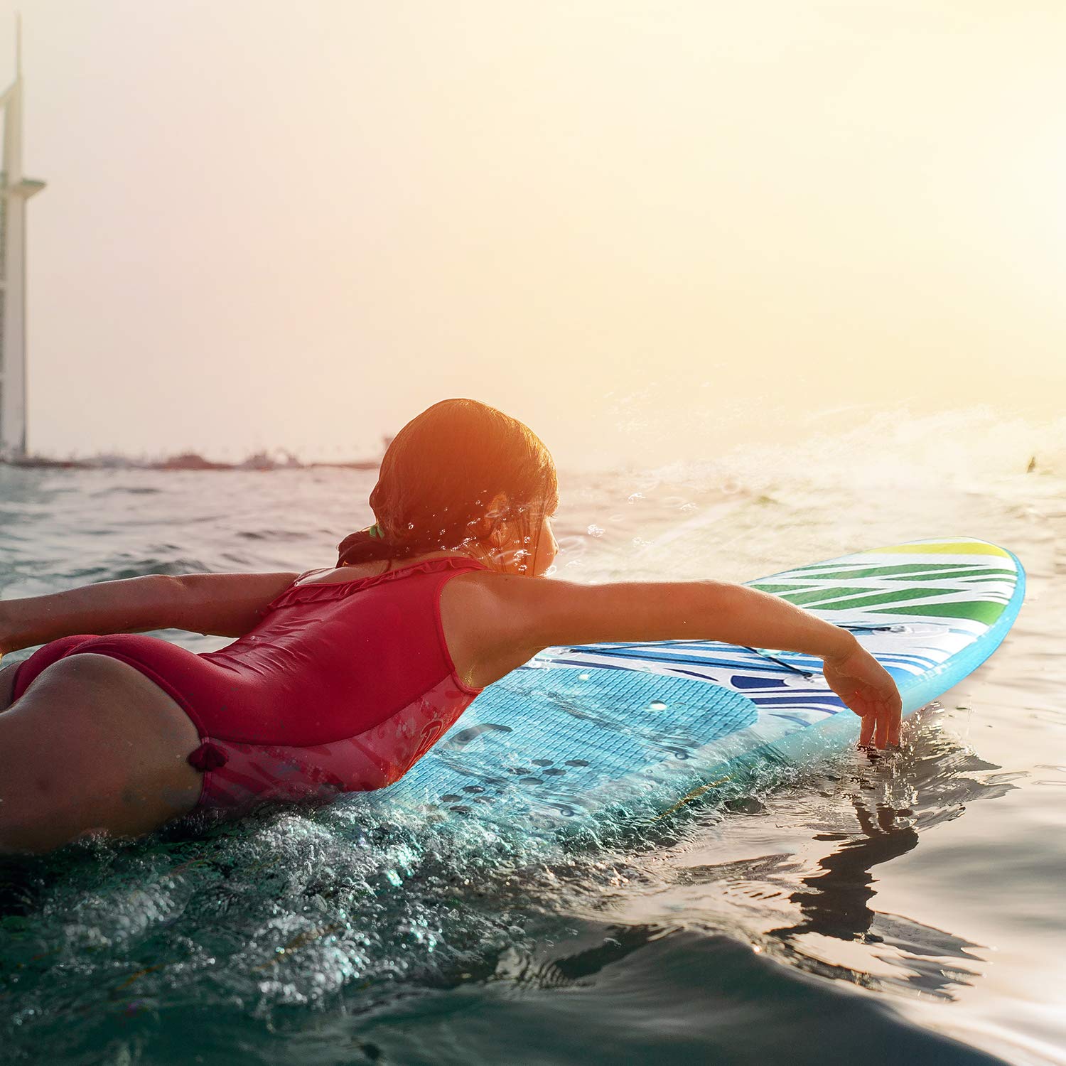 Hengda 305CM SUP Aufblasbares Stand up Paddle Board Set Ideal für Eins