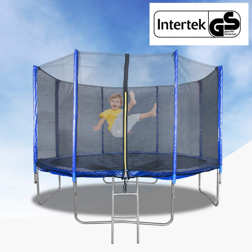 Wolketon 366cm Gartentrampolin Sporttrampolin mit Leiter