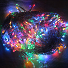 100M 500 LED Lichterkette RGB Weihnachtsbeleuchtung Mischenfarbe Außen