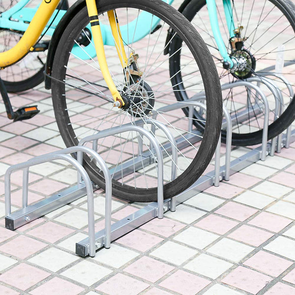 Hengda Fahrradständer für 6 Fahrräder Fahrradhalter Mehrfachständer