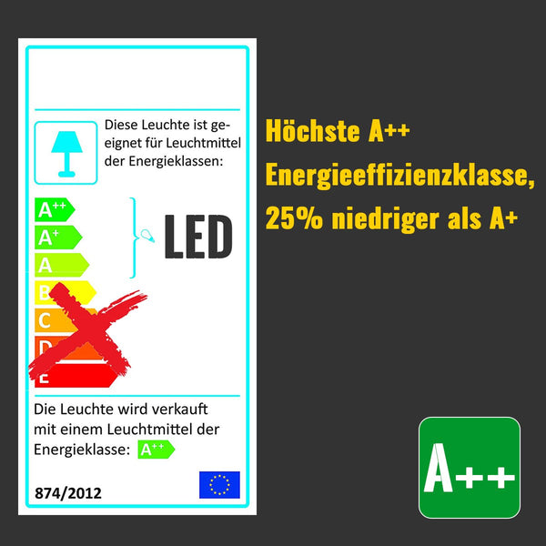 HG 48W LED Deckenleuchte Weiß
