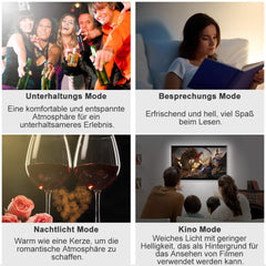 VINGO 60W Dimmbar Quadrat LED Deckenleuchte