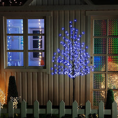 LED Kirschblütenbaum 180cm | Bunt | 160 LED Weihnachtsdekoration Lichterbaum IP44
