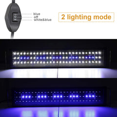 21W Aquarium LED Lampe Aquariumleuchte mit verstellbarer Halterung