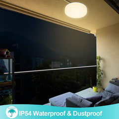 LED Deckenleuchte mit Bewegungsmelder 15W 1350LM,IP54 Wasserfest Deckenlampe mit Bewegungssensor