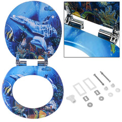 Toilettensitz mit Absenkautomatik Ozean WC-Sitz