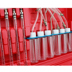 Injektor-Rücklauf Mengenmesser für Common Rail Tester Diesel Rücklaufmenge bis zu 6 Einspritzdüsen
