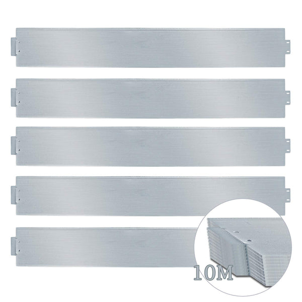 Wolketon Rasenkante 10m 100x14cm Metall Beetumrandung verzinkt Mähkante Beeteinfassung