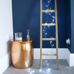 20M 200 LED Lichterkette Kaltweiß Christbaumschmuck Transparent für Weihnachtsfest