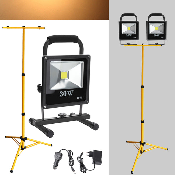 hengda-2x-30w-led-warmweiss-schwarz-akku-strahler-mit-teleskop-stativ