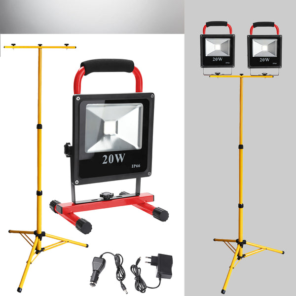 hengda-2x-20w-led-kaltweiss-rot-akku-strahler-mit-teleskop-stativ