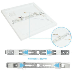 Hengda 24W LED Deckenleuchte Badlampe Wohnzimmer Deckenlampe Farbwechsel 3in1