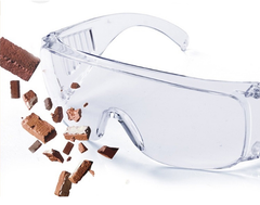 Hengda Schutzbrille Arbeitsschutzbrille leichte Scheibe klar für Gesichtsschutz Augenschutz