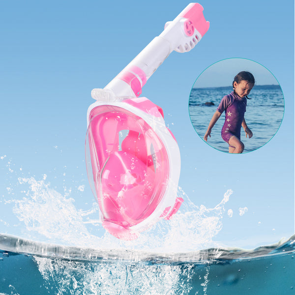 Schnorchelmaske Kinder Pink