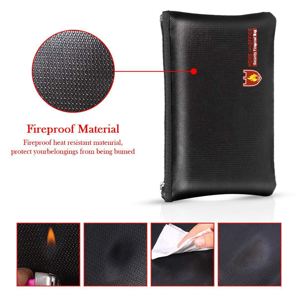 Hengda Feuerfest Aktenmappen Geldtasche Dokumentenkassette Lagerung Tasche